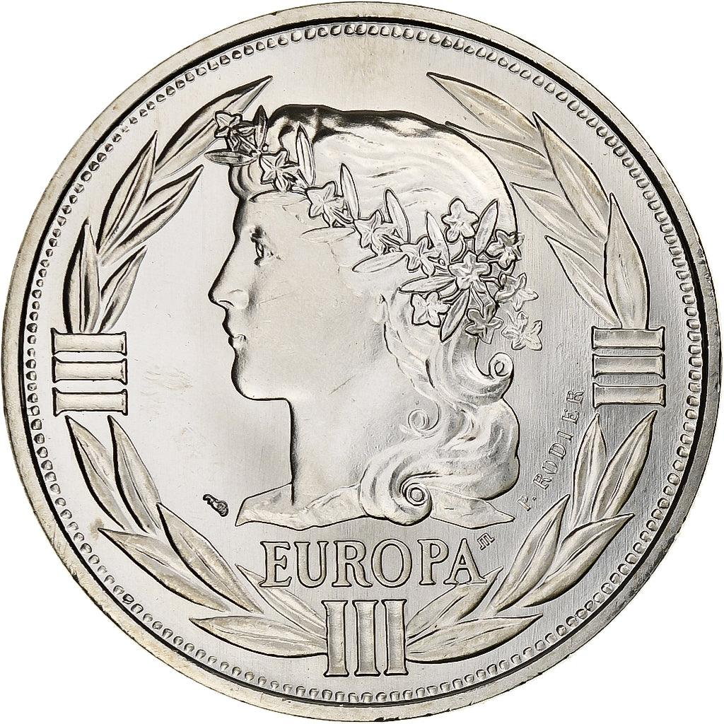 France, Medal, Ecu Europa, Marianne, 1989, Rodier, MS(65-70), Copper-nickel