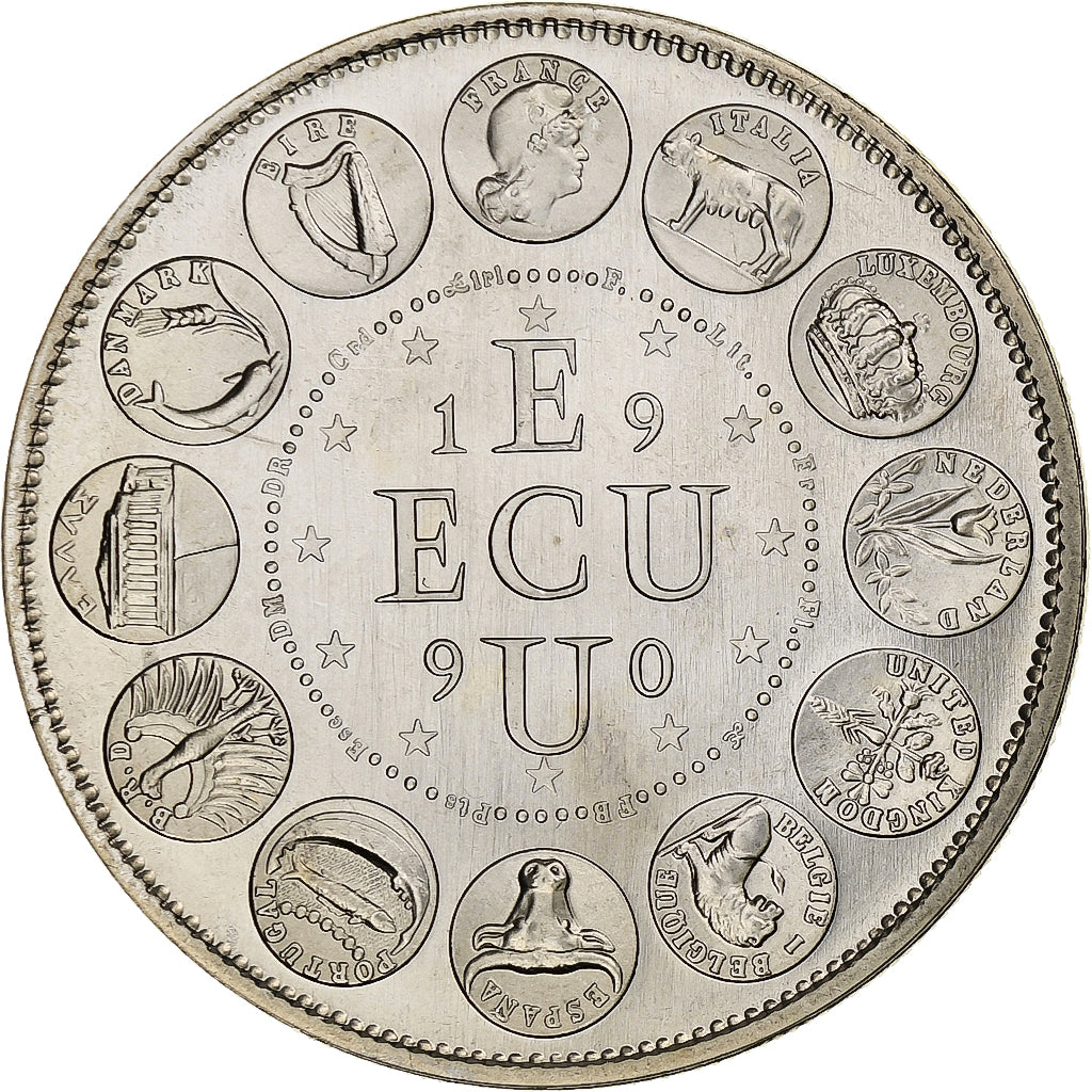 France, Médaille, Ecu Europa, Marianne, 1990, Rodier, SPL+, Cupro-nickel