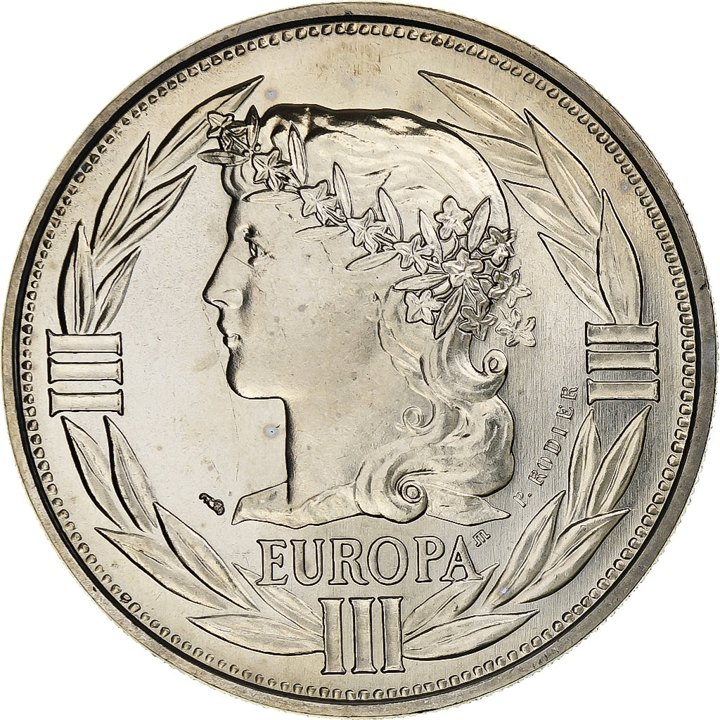 Frankreich, Medaille, Ecu Europa, Marianne, 1991, Rodier, UNZ+, Kupfer-Nickel