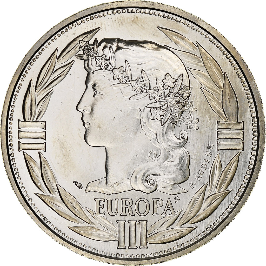 France, Medal, Ecu Europa, Marianne, 1992, Rodier, MS(64), Copper-nickel