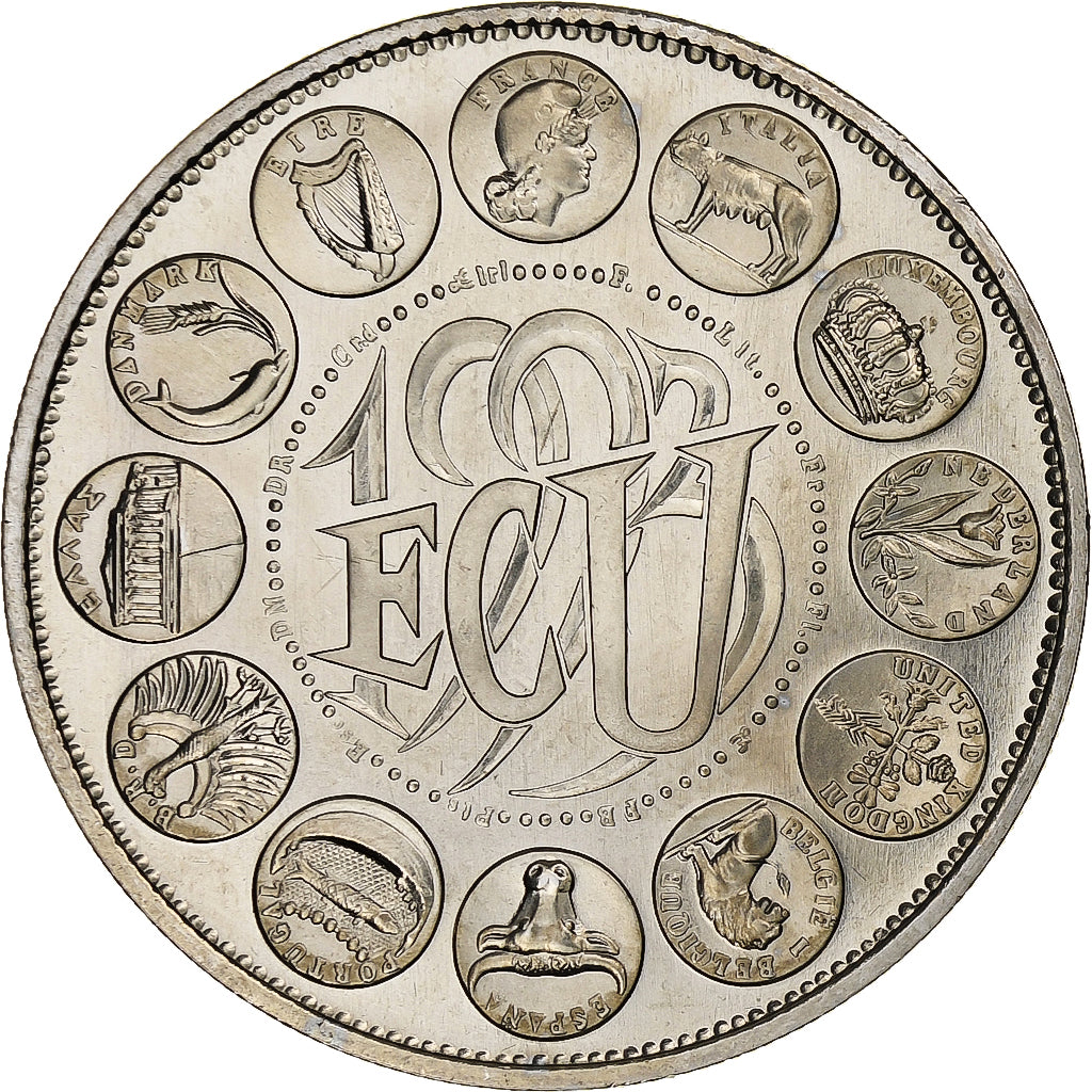 France, Médaille, Ecu Europa, Marianne, 1993, Rodier, SPL+, Cupro-nickel