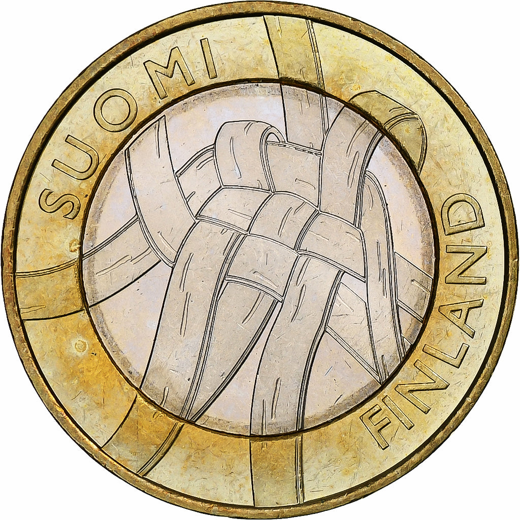 Finlandia, 5 Euro, Provinces - Karelia, 2011, Vantaa, SPL, Bi-metallico, KM:159