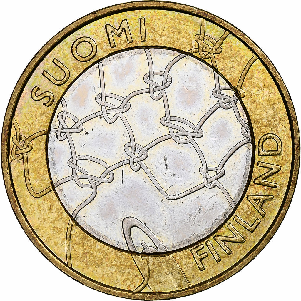 Finlande, 5 Euro, Province d'Åland, 2011, Vantaa, TTB+, Bimétallique, KM:177