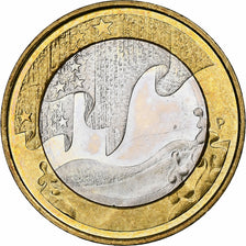 Finland, 5 Euro, The Nordic Nature - Winter, 2012, AU(55-58), Bi-Metallic