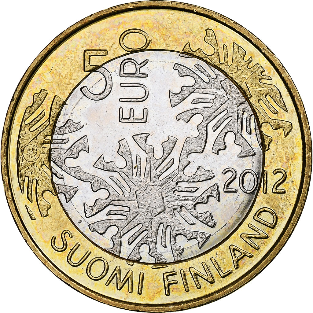 Finland, 5 Euro, Nature nordique : La flore., 2012, Vantaa, MS(60-62)