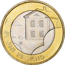 Finland, 5 Euro, Ostrobothnia, 2013, MS(63), Bi-Metallic, KM:205