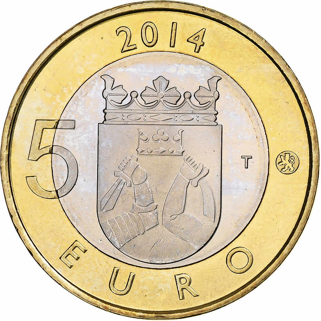 Finnland, 5 Euro, Le coucou en Carélie, 2014, Vantaa, UNZ, Bi-Metallic, KM:207
