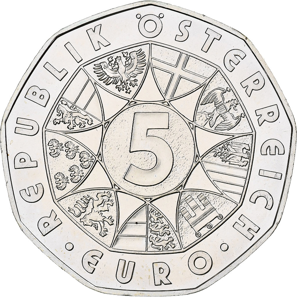 Autriche, 5 Euro, 2008, Vienna, SUP+, Argent, KM:3164