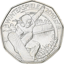 Austria, 5 Euro, Snowboard, 2010, Vienna, MS(65-70), Silver, KM:3192