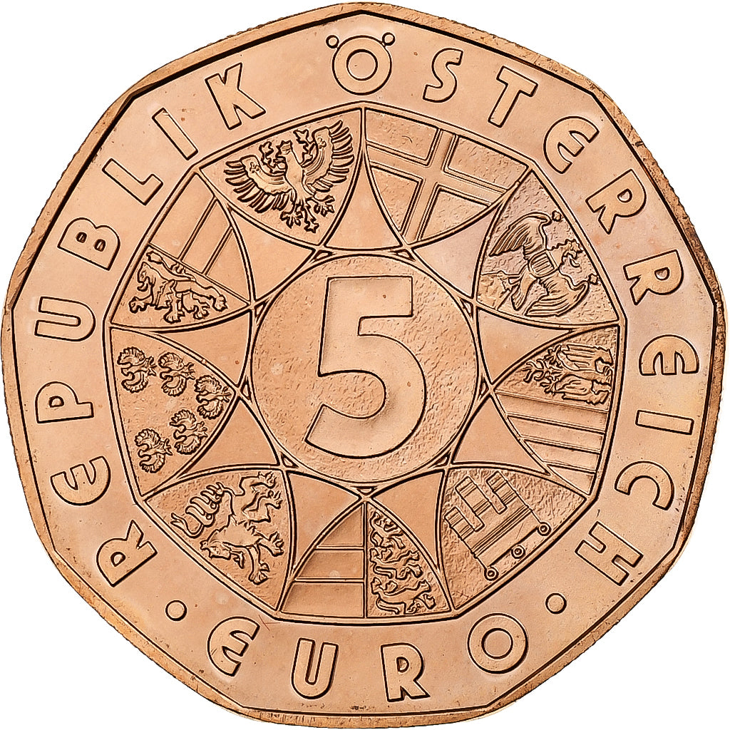 Oostenrijk, 5 Euro, Society of Music Lovers, 2012, Vienna, UNC-, Koper