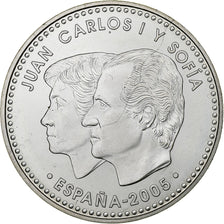 Spain, 12 Euro, 2005, Madrid, AU(55-58), Silver, KM:1067