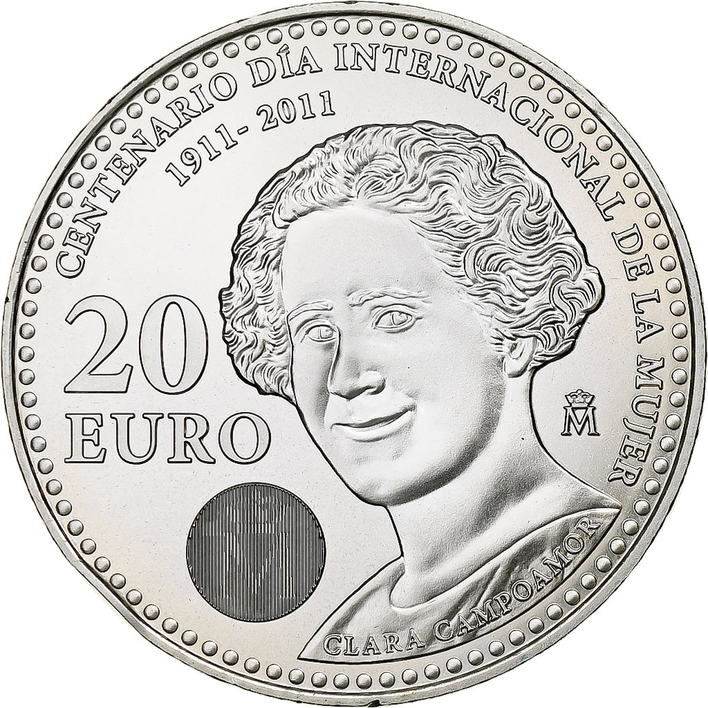 Spagna, 20 Euro, 2011, Madrid, SPL, Argento, KM:1246