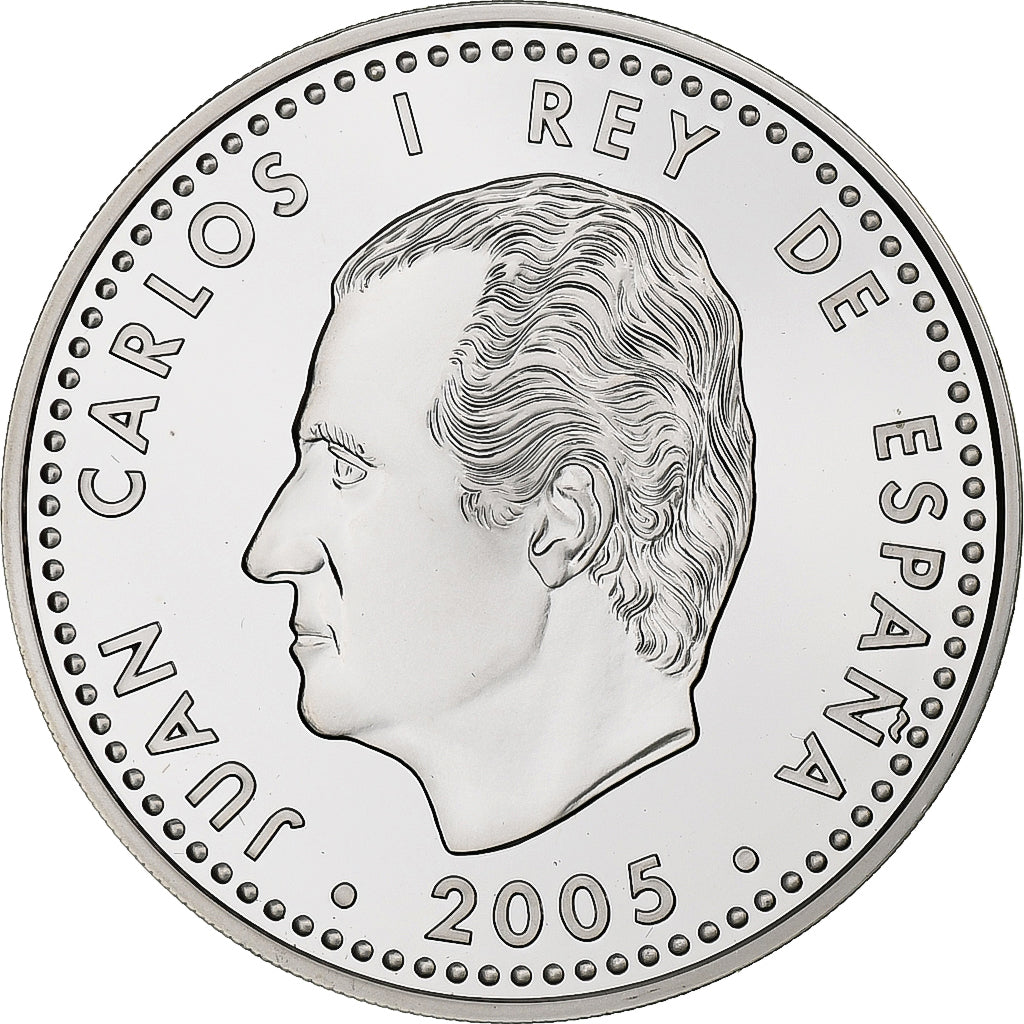 Spain, 10 Euro, 2005, Madrid, MS(65-70), Silver, KM:1065