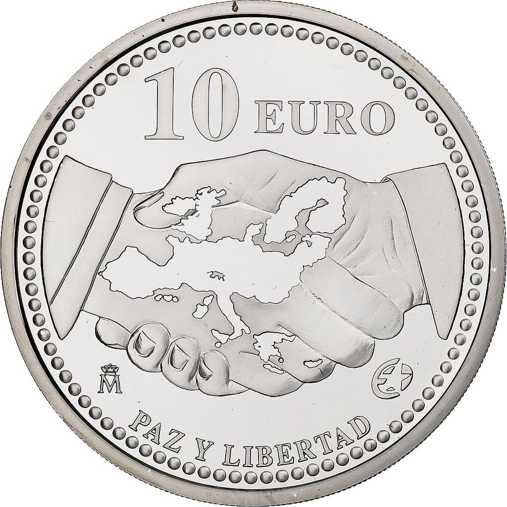 Spain, 10 Euro, 2005, Madrid, MS(65-70), Silver, KM:1065