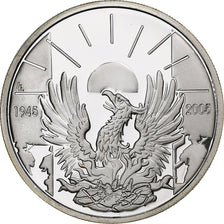 Belgio, 10 Euro, 60th Anniversary of Liberation, 2005, Brussels, FDC, Argento