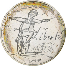 France, 10 Euro, Liberté Printemps Sempé, 2014, MS(63), Silver, Gadoury:EU717