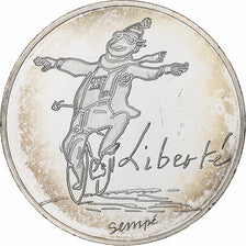 France, 10 Euro, Liberté Hiver Sempé, 2014, Paris, MS(63), Silver
