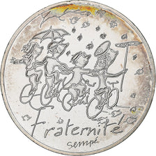 France, 10 Euro, Fraternité Automne Sempé, 2014, Paris, MS(63), Silver