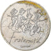 France, 10 Euro, 2014, Sempé Fraternité Printemps, MS(63), Silver