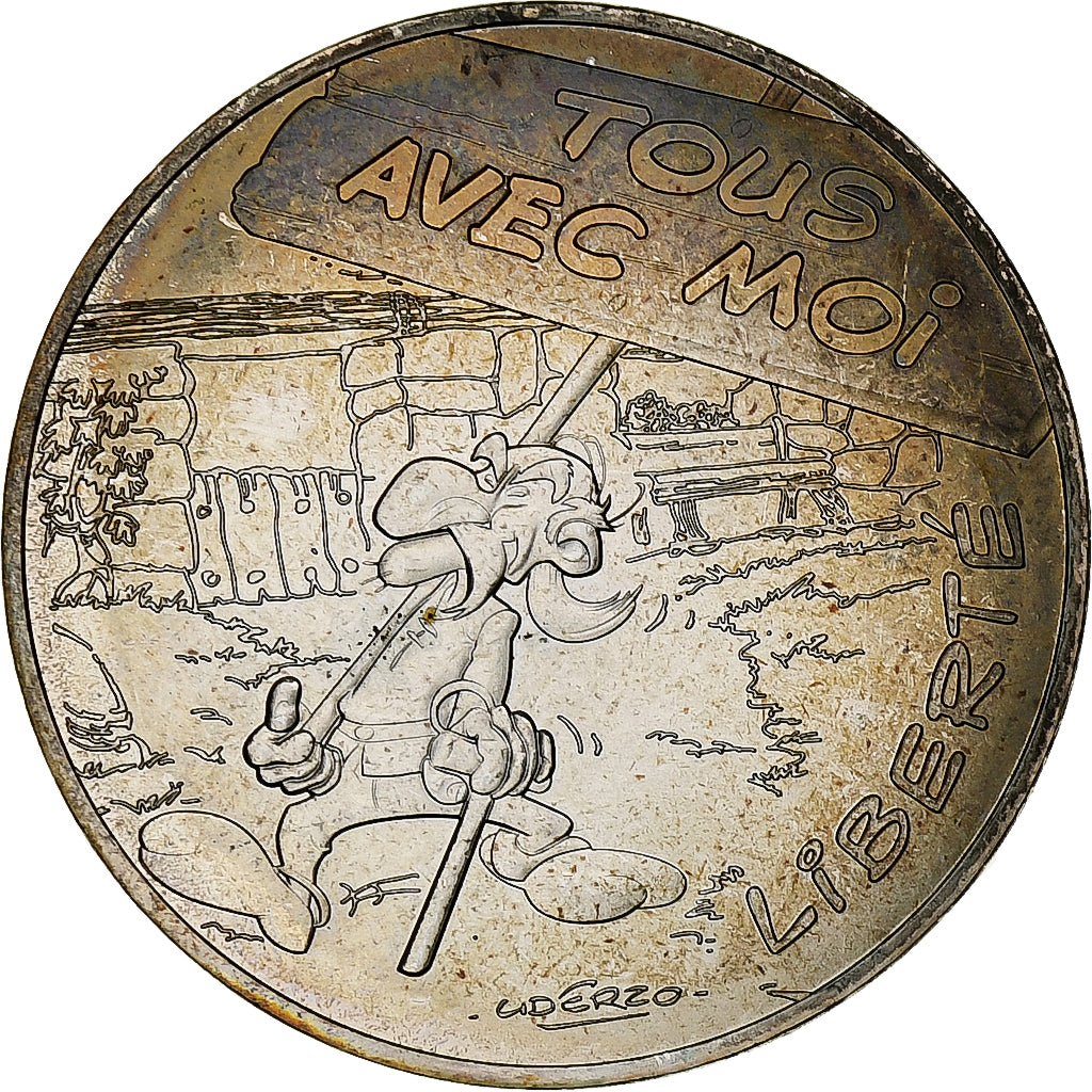 France, 10 Euro, Astérix - Liberté - Le cadeau de César, 2015, Paris, MS(63)