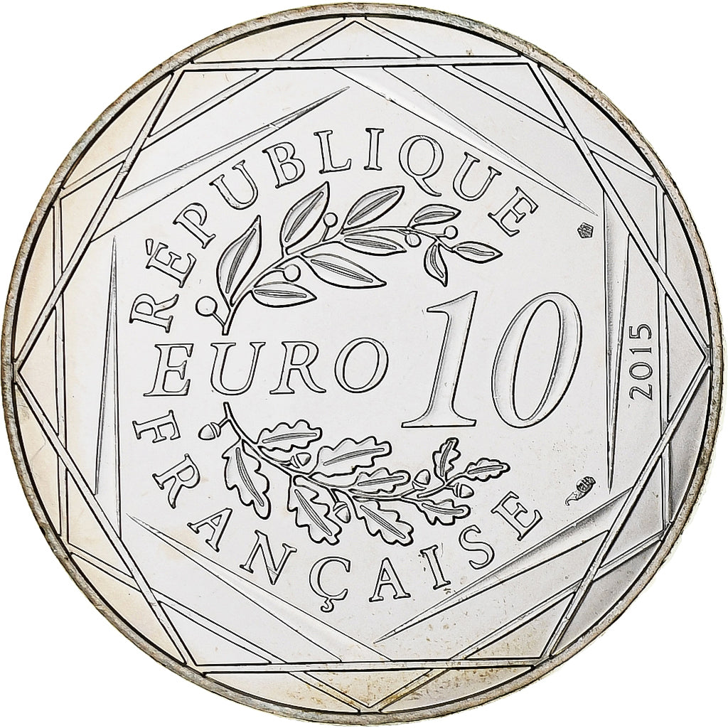 France, 10 Euro, Astérix - Liberté - Le cadeau de César, 2015, Paris, MS(63)