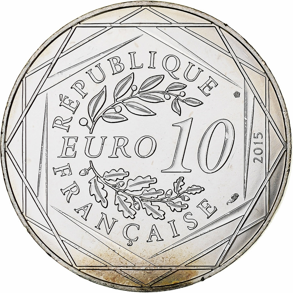 France, Monnaie de Paris, 10 Euro, Astérix Liberté (La serpe d'or), 2015