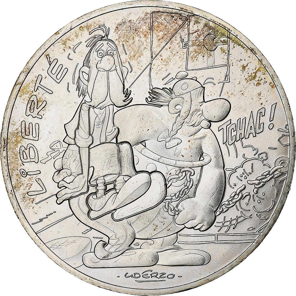 Francia, Monnaie de Paris, 10 Euro, Astérix Liberté (Astérix chez les