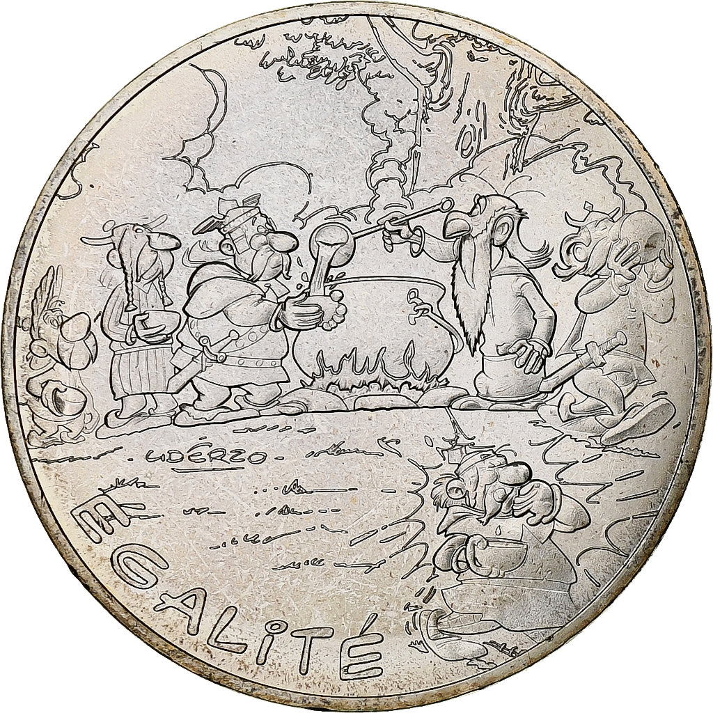 France, Monnaie de Paris, 10 Euro, Astérix Égalité (Le devin - Panoramix)