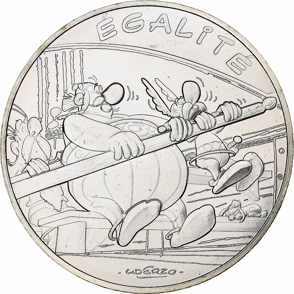 Frankreich, Monnaie de Paris, 10 Euro, Astérix Égalité (Jeux Olympiques)