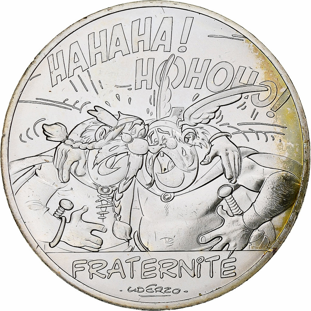 France, 10 Euro, Astérix - Fraternité - Chez les Belges, 2015, Paris, B.D