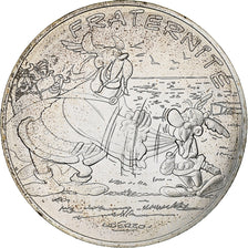 France, 10 Euro, Fraternité, Astérix, Olaf, 2015, Paris, MS(64), Silver