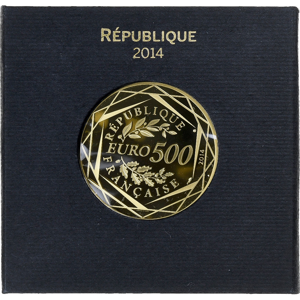 France, 500 Euro, République, Sempé, 2014, Paris, MS(65-70), Gold