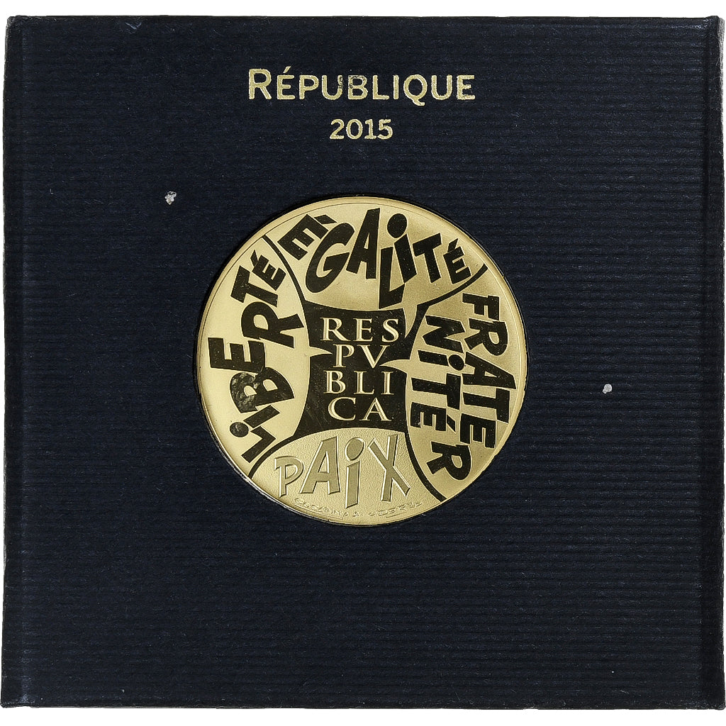 France, 500 Euro Or Astérix, Euro, 2015, Paris, MS(65-70), Gold