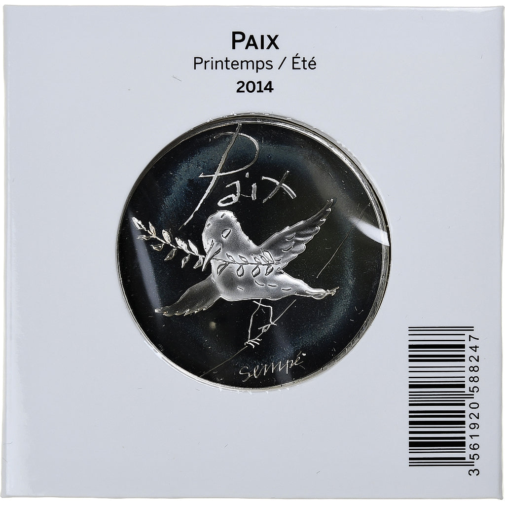 Frankrijk, 50 Euro, Monnaie de Paris, Paix, Printemps / Été, 2014, Paris, FDC