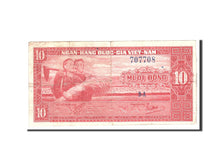 Billete, 10 D<ox>ng, 1962, Vietnam del Sur, KM:5a, Undated, MBC