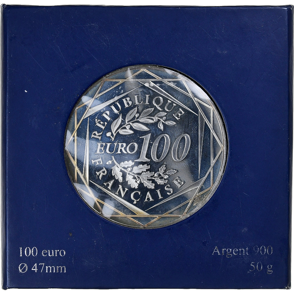 France, 100 Euro, Hercule, 2011, Monnaie de Paris, MS(65-70), Silver