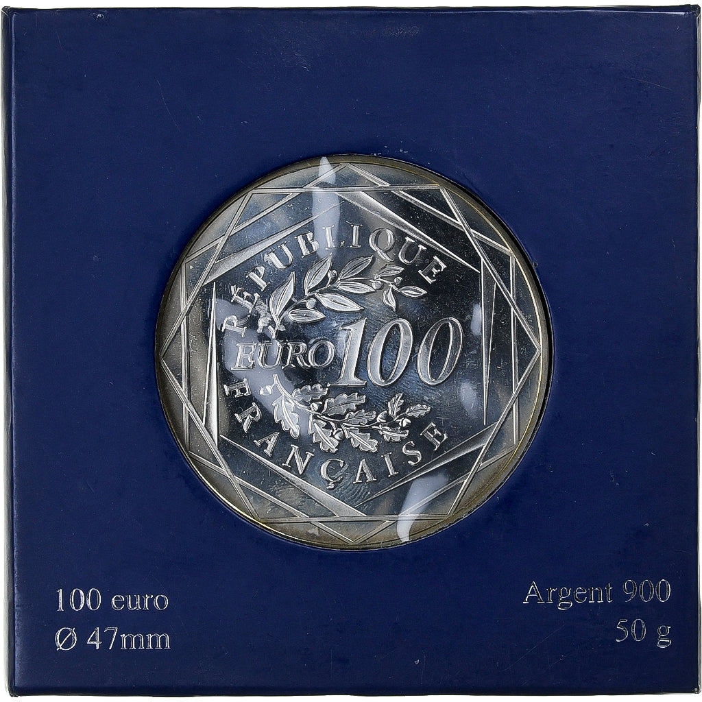 France, Monnaie de Paris, 100 Euro, Hercule, 2012, Paris, MS(65-70), Silver