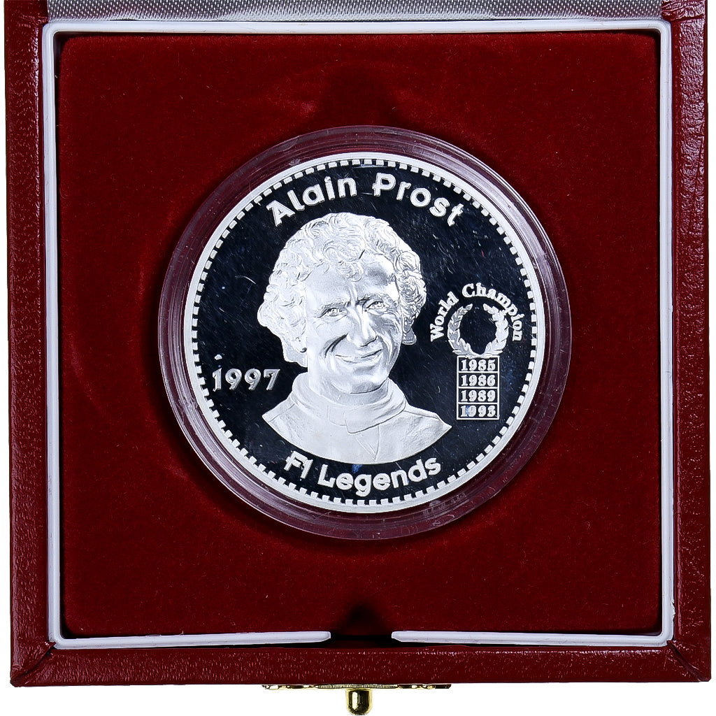 France, Alain Prost, 1997, Silver, MS(65-70)