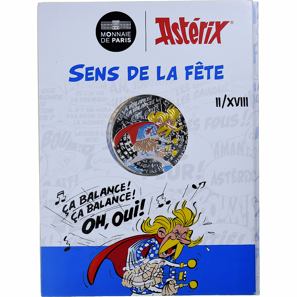 Francja, 10 Euro, 2022, Monnaie de Paris, Astérix - Sens de la Fête