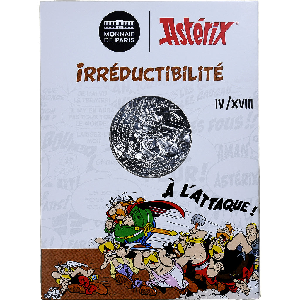 Francia, 10 Euro, 2022, Monnaie de Paris, Astérix - Irréductibilité, FDC
