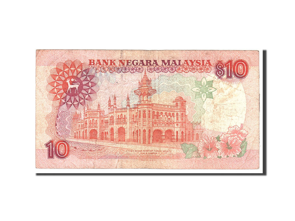 Malasia, 10 Ringgit, 1989, KM:29, Undated, BC