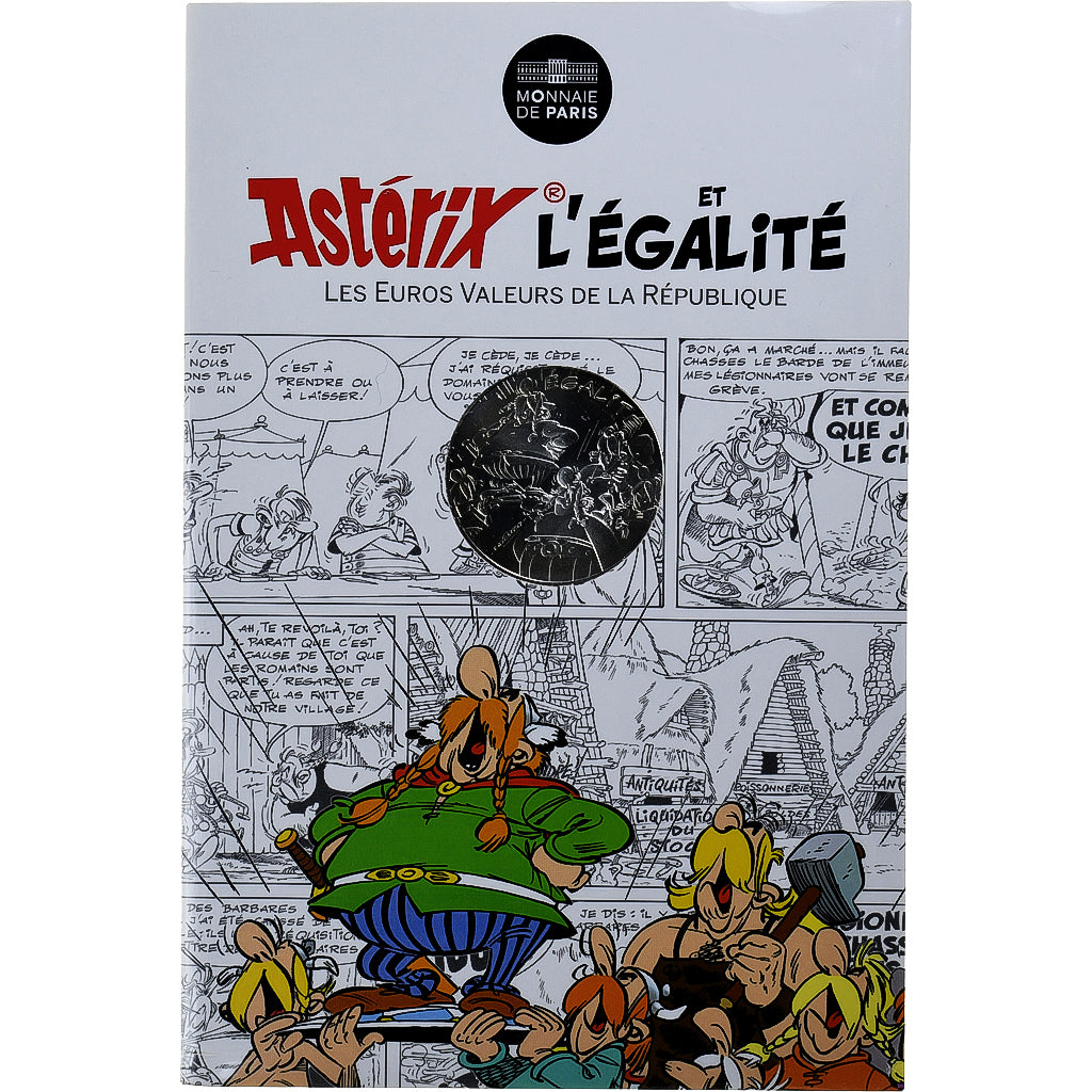 Frankrijk, Parijse munten, 10 Euro, Astérix Égalité (Le Domaine des dieux)