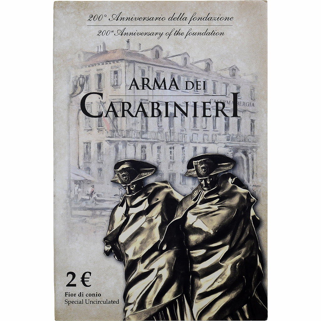 Italy, 2 Euro, Armée des Carabiniers, 2014, Rome, BU, MS(65-70)