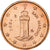 San Marino, Euro Cent, 2004, Rome, SC, Cobre chapado en acero, KM:440