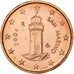 San Marino, Euro Cent, 2004, Rome, UNZ, Copper Plated Steel, KM:440