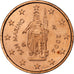 San Marino, 2 Euro Cent, 2004, Rome, UNZ, Copper Plated Steel, KM:441