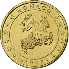Monaco, 50 Euro Cent, 2002, Paris, SPL, Laiton, KM:172