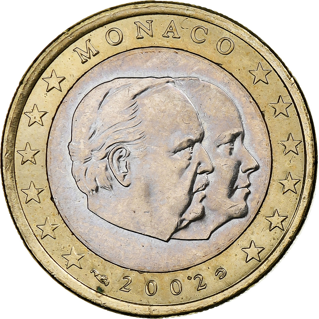 Monaco, Euro, 2002, Paris, VZ+, Bi-Metallic, Gadoury:MC178, KM:173