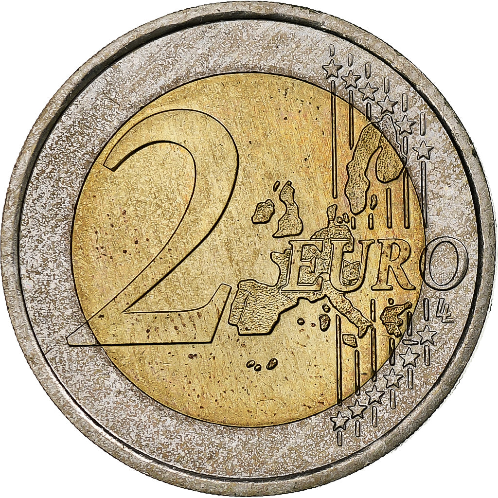 Monaco, 2 Euro, 2002, Paris, MS(63), Bi-Metallic, KM:174