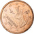Andorra, 5 Euro Cent, 2014, MS(60-62), Aço Cromado a Cobre, KM:New
